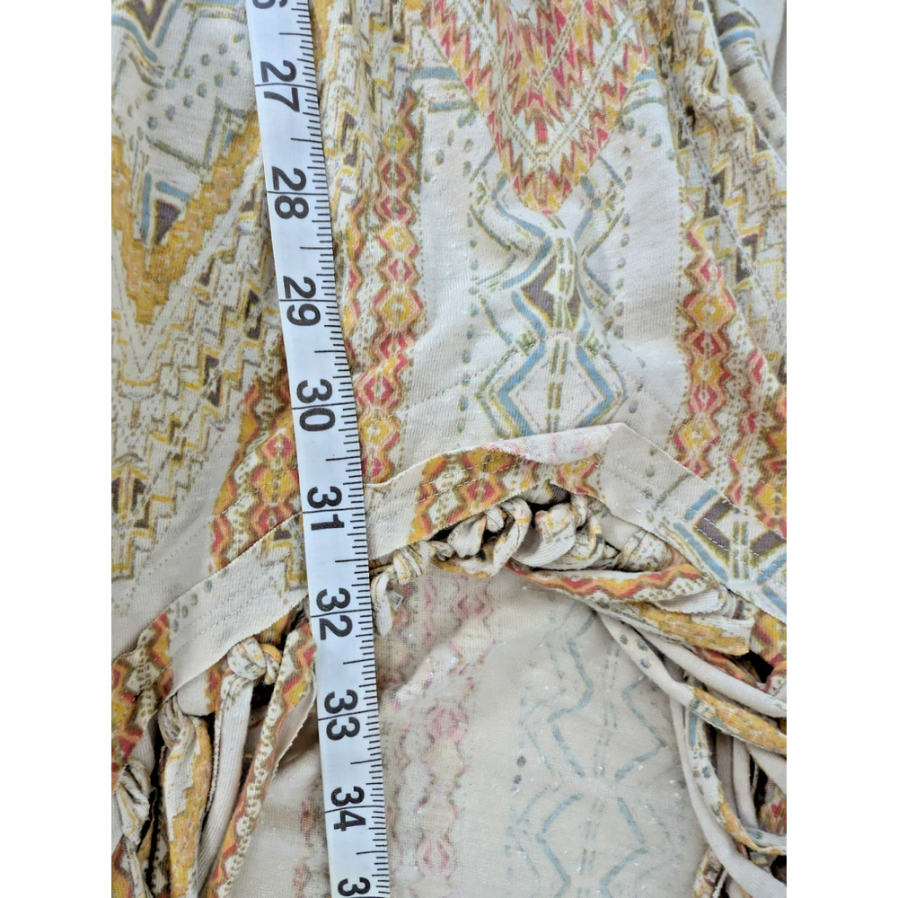 We The Free Mauna Loa Fringe Maxi Dress Sz XS Aztec Coachella Festival Cowgirl - Picture 11 of 12